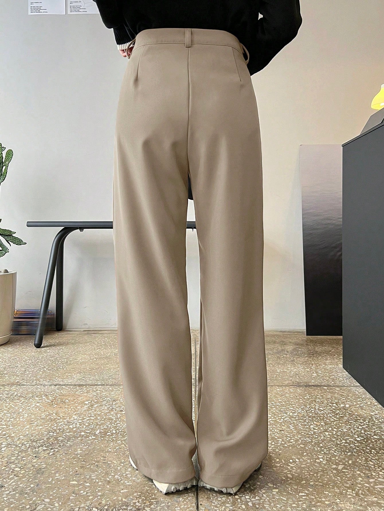 Neutral Mood Wide-Leg Trousers