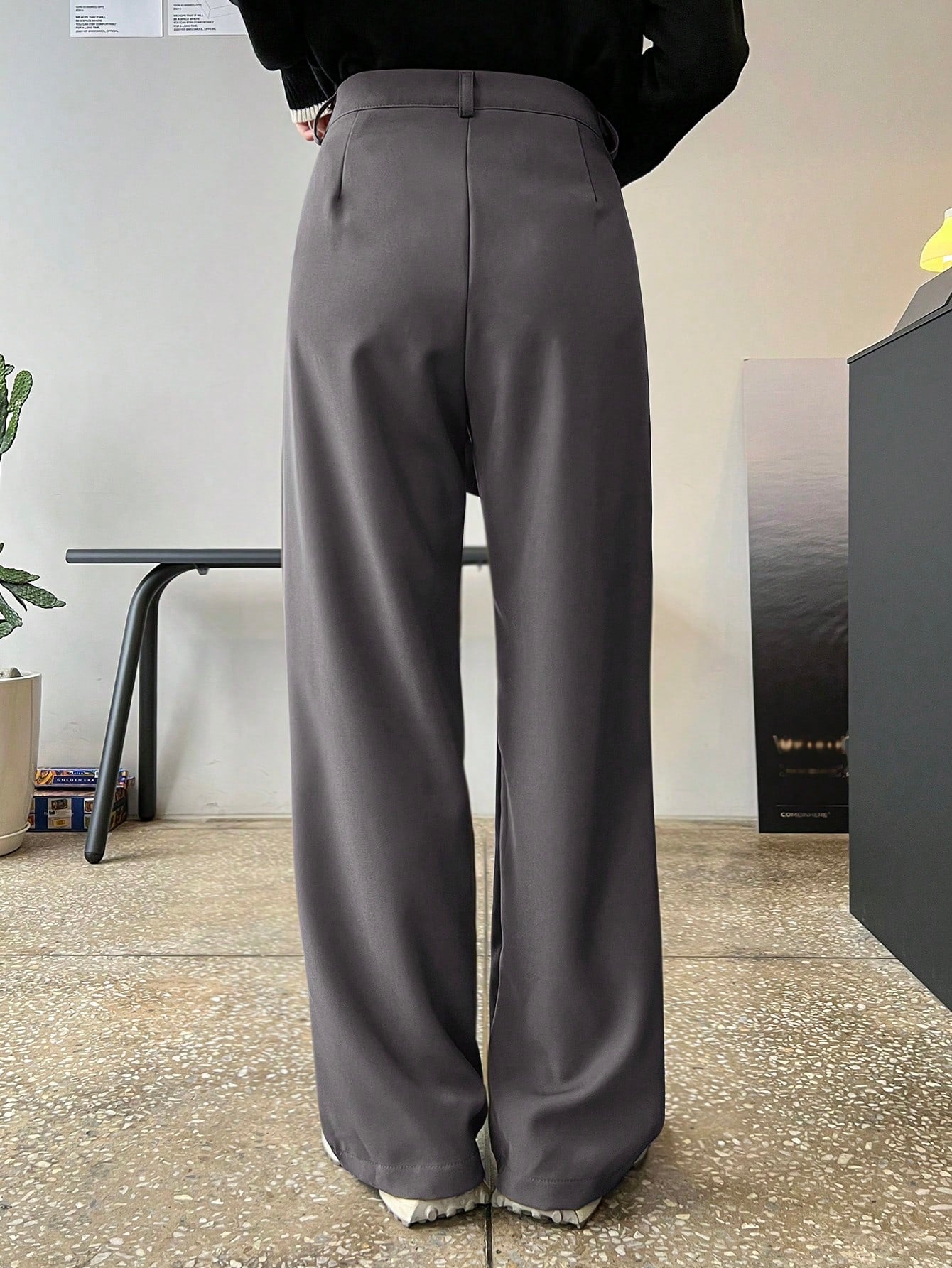Soft Flex Wide-Leg Trousers
