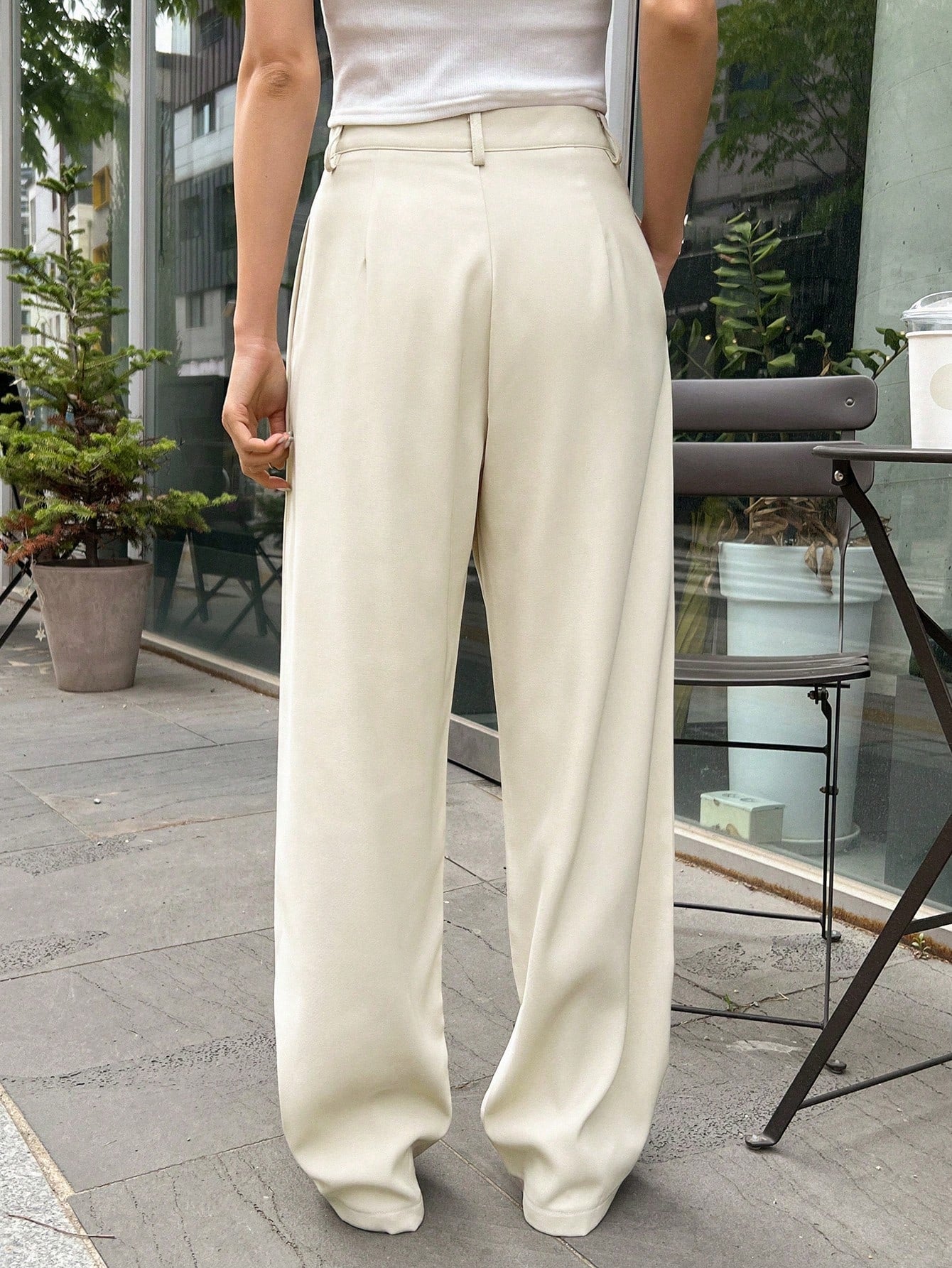 Soft Girl Street Wide-Leg Trousers