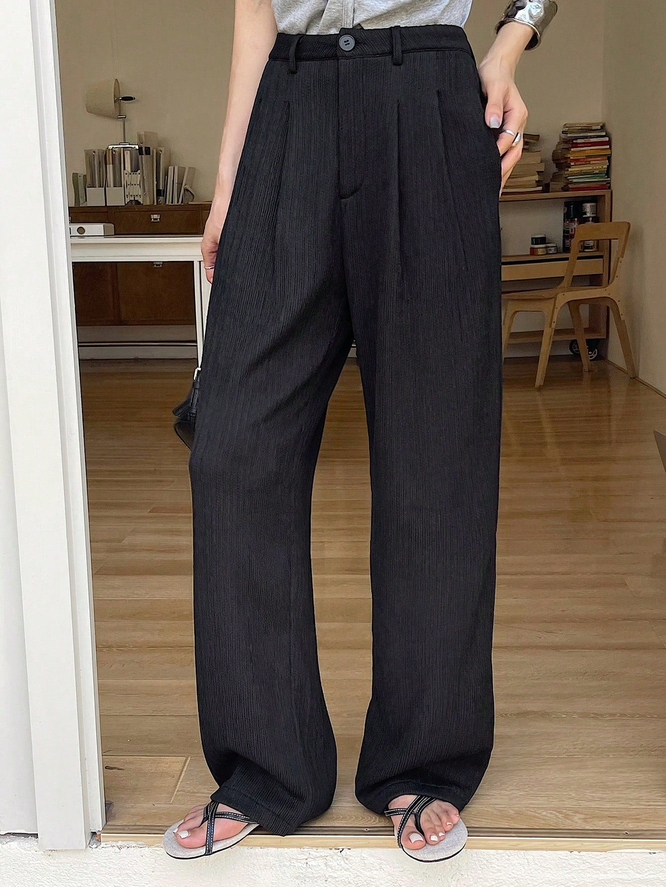 Effortless Flow Wide-Leg Trousers