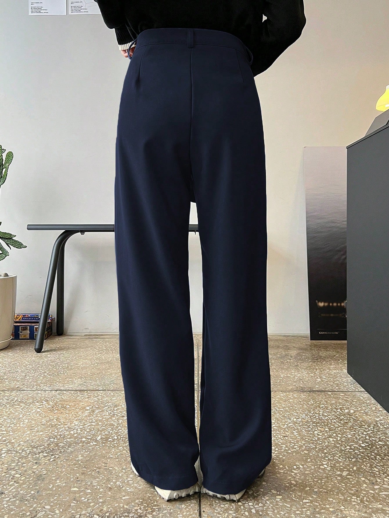 Midnight Mood Wide-Leg Trousers 🌙