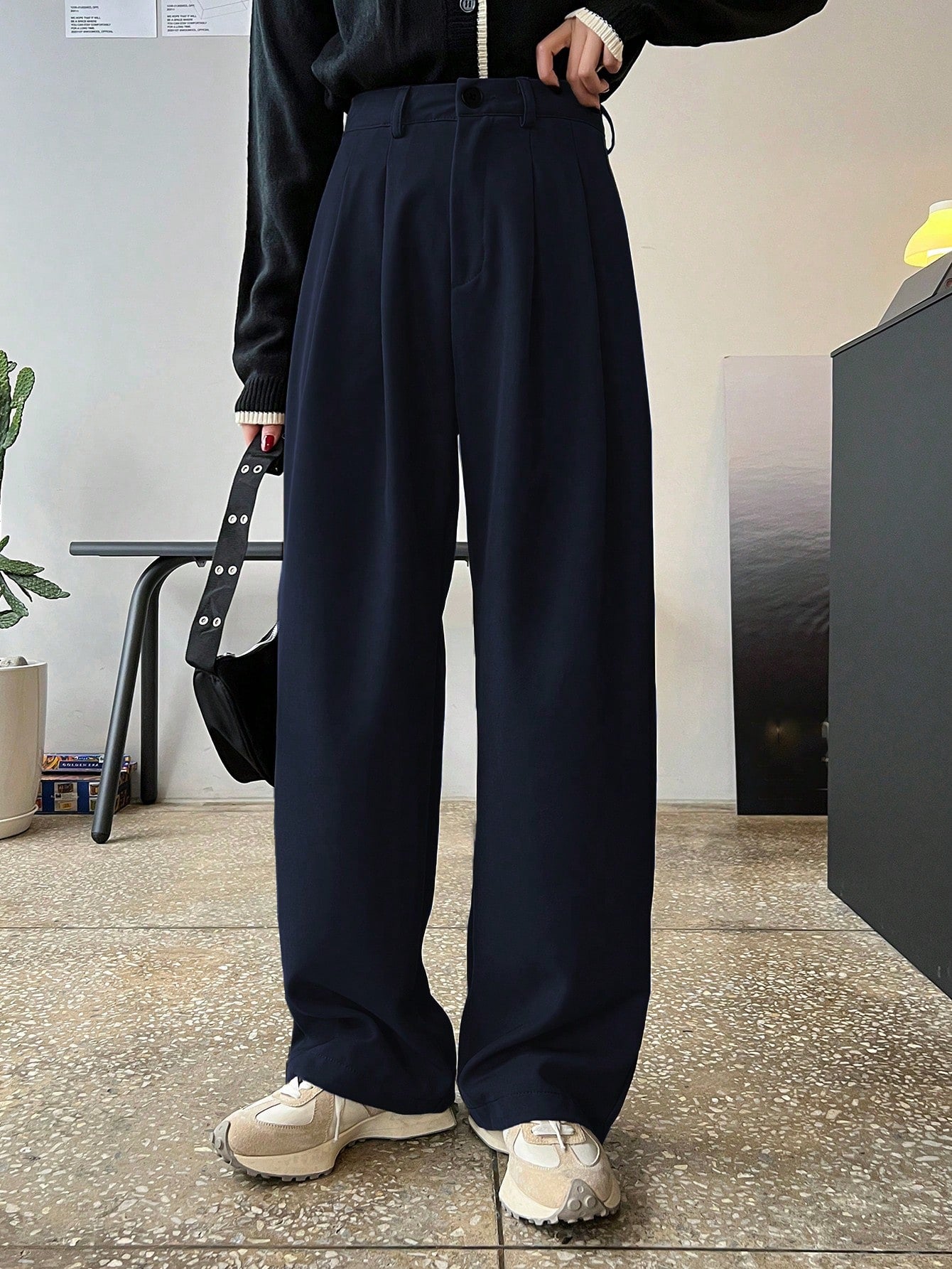 Midnight Mood Wide-Leg Trousers 🌙
