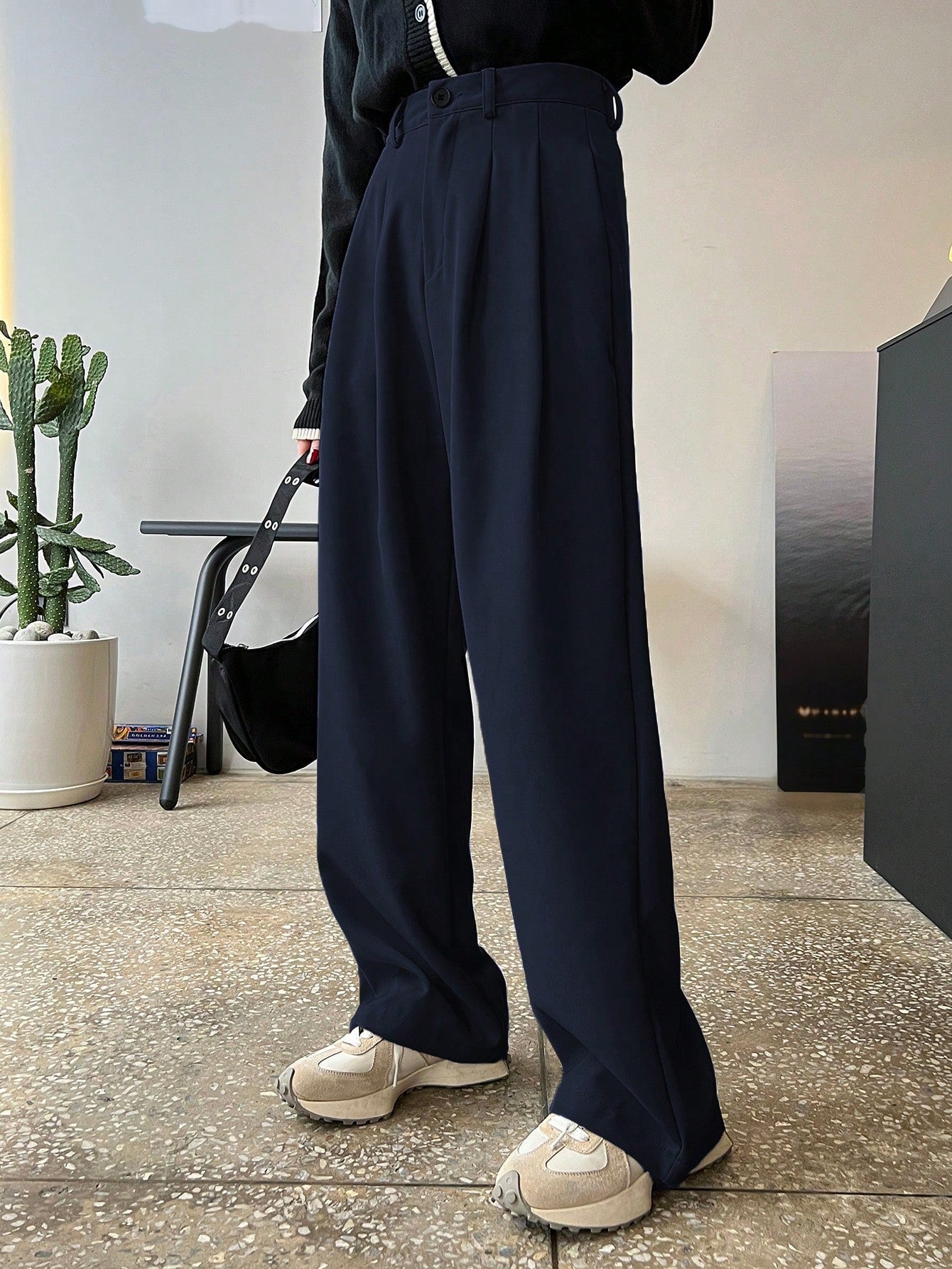 Midnight Mood Wide-Leg Trousers 🌙