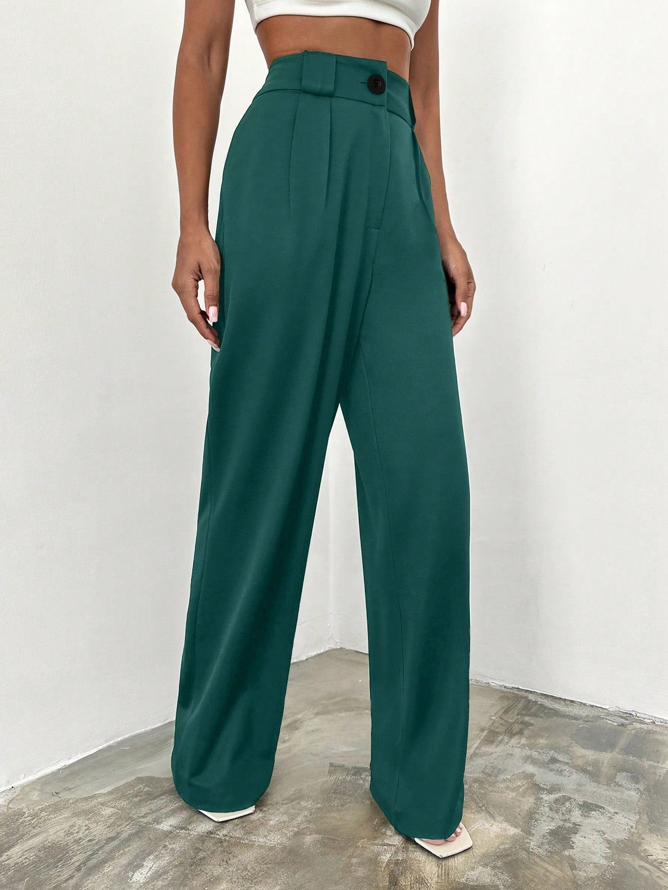 Rich Girl Emerald Wide-Legs 💚