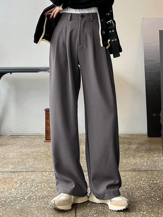 Soft Flex Wide-Leg Trousers