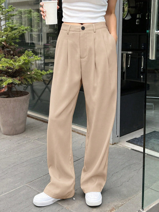 Soft Girl Street Wide-Leg Trousers