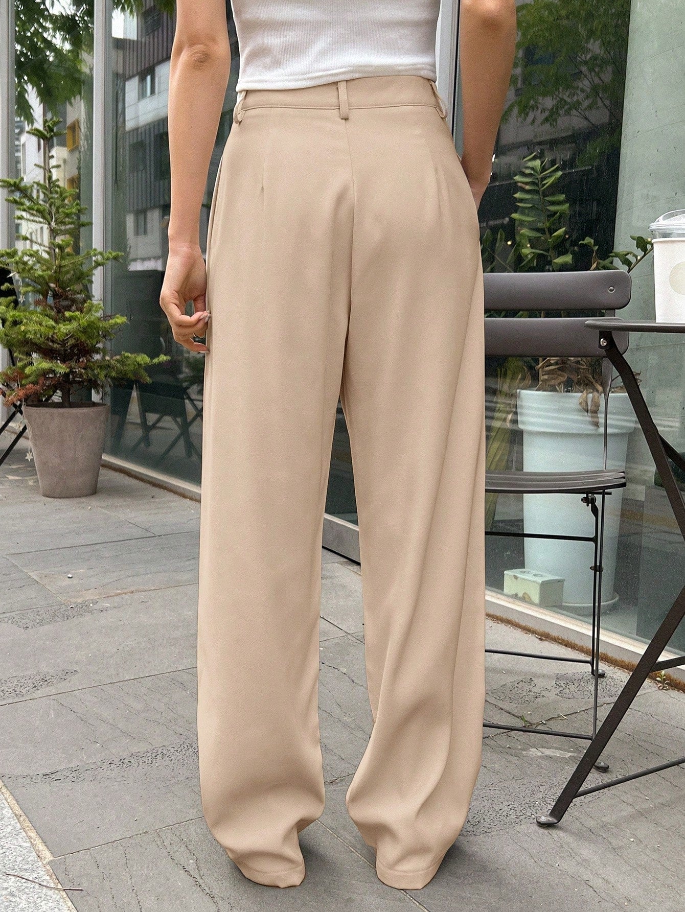 Soft Girl Street Wide-Leg Trousers