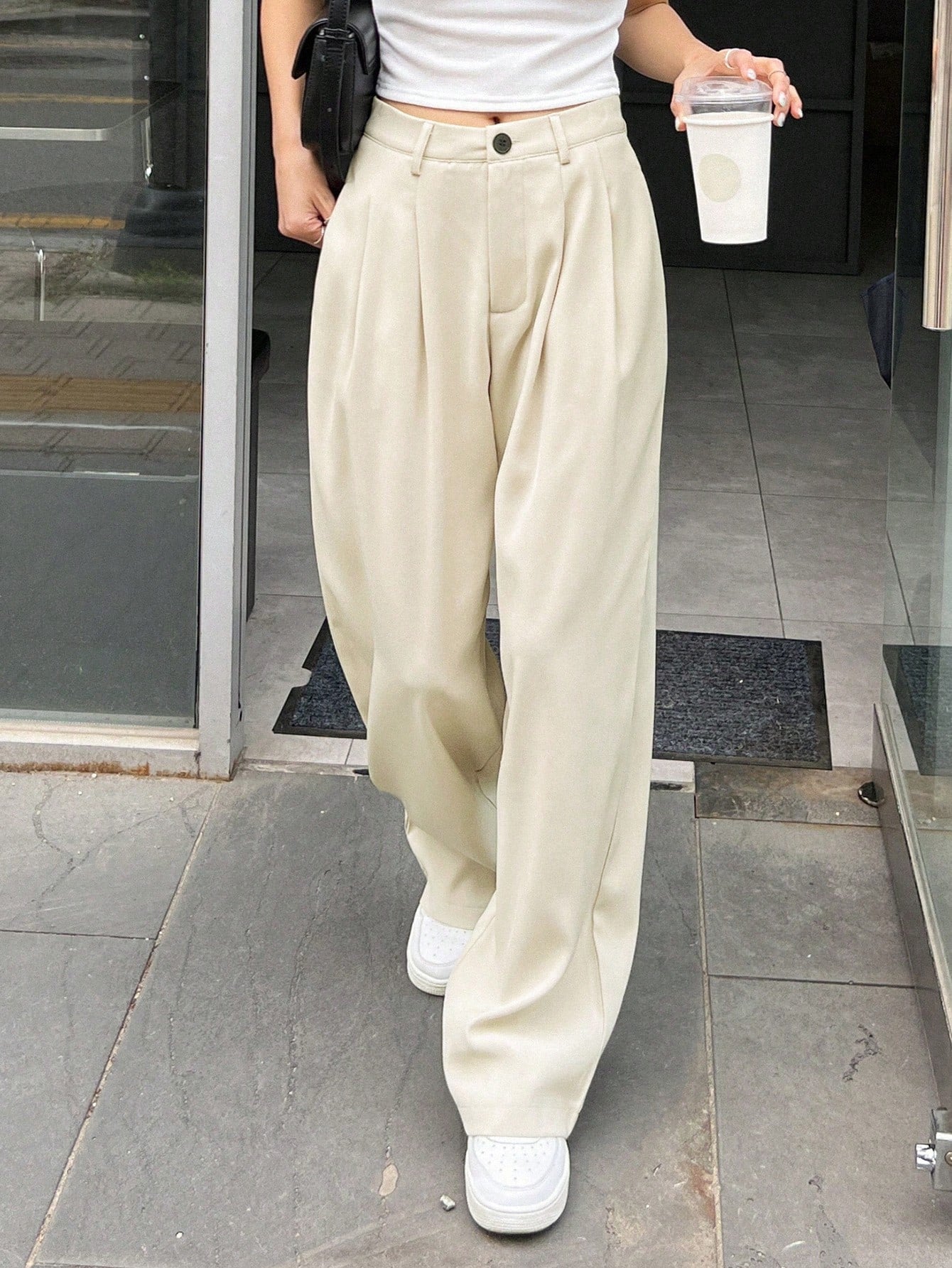 Soft Girl Street Wide-Leg Trousers
