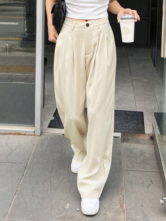 Soft Girl Street Wide-Leg Trousers