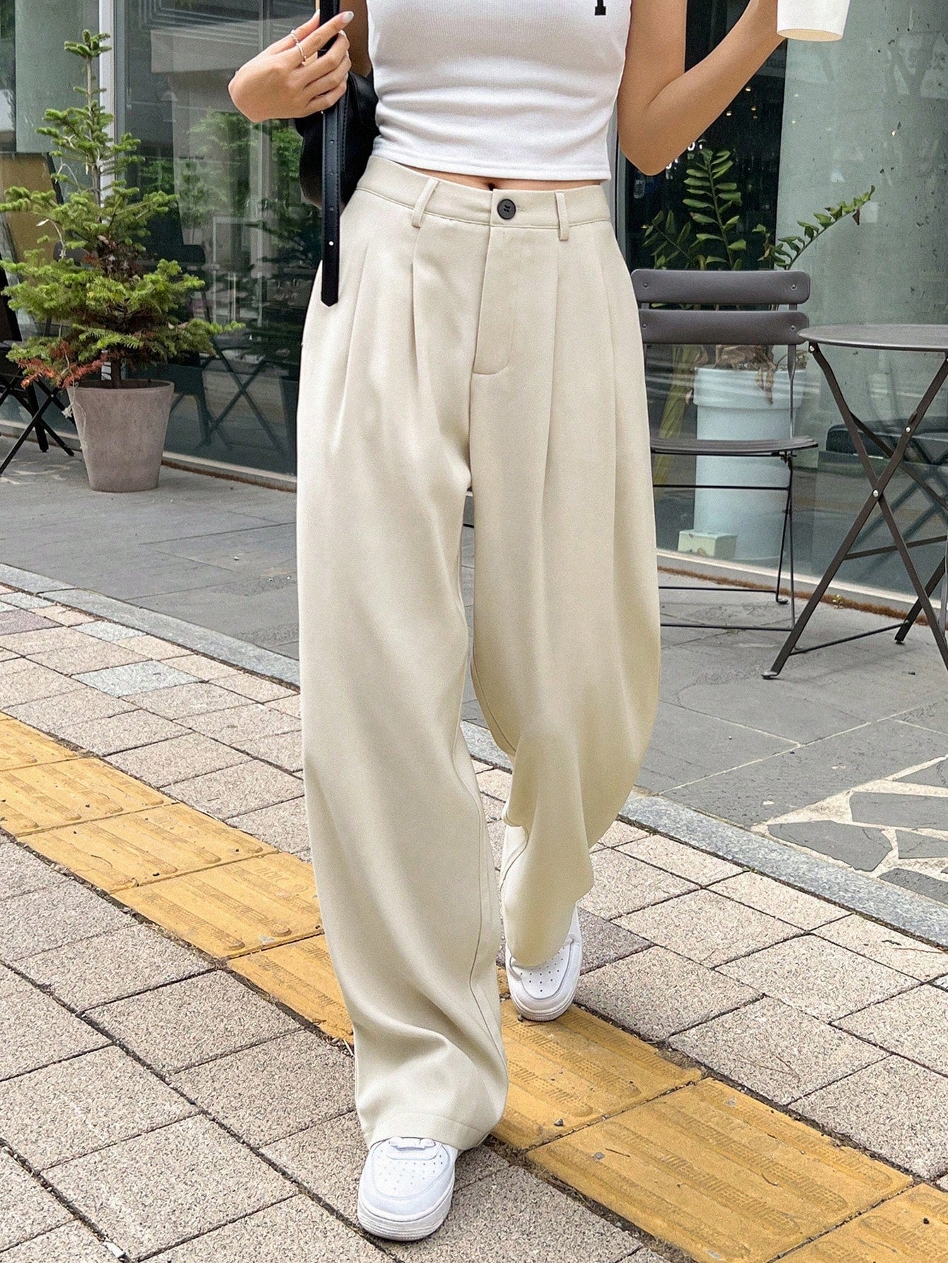 Soft Girl Street Wide-Leg Trousers