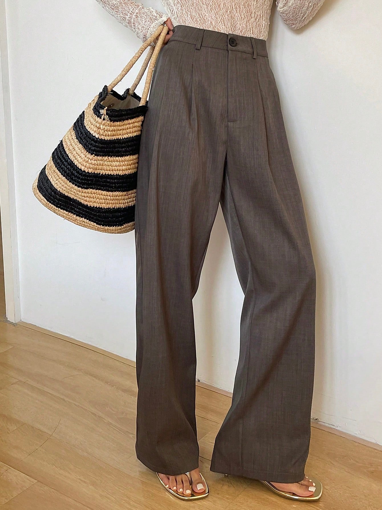 Rich Girl Energy Wide-Leg Trousers