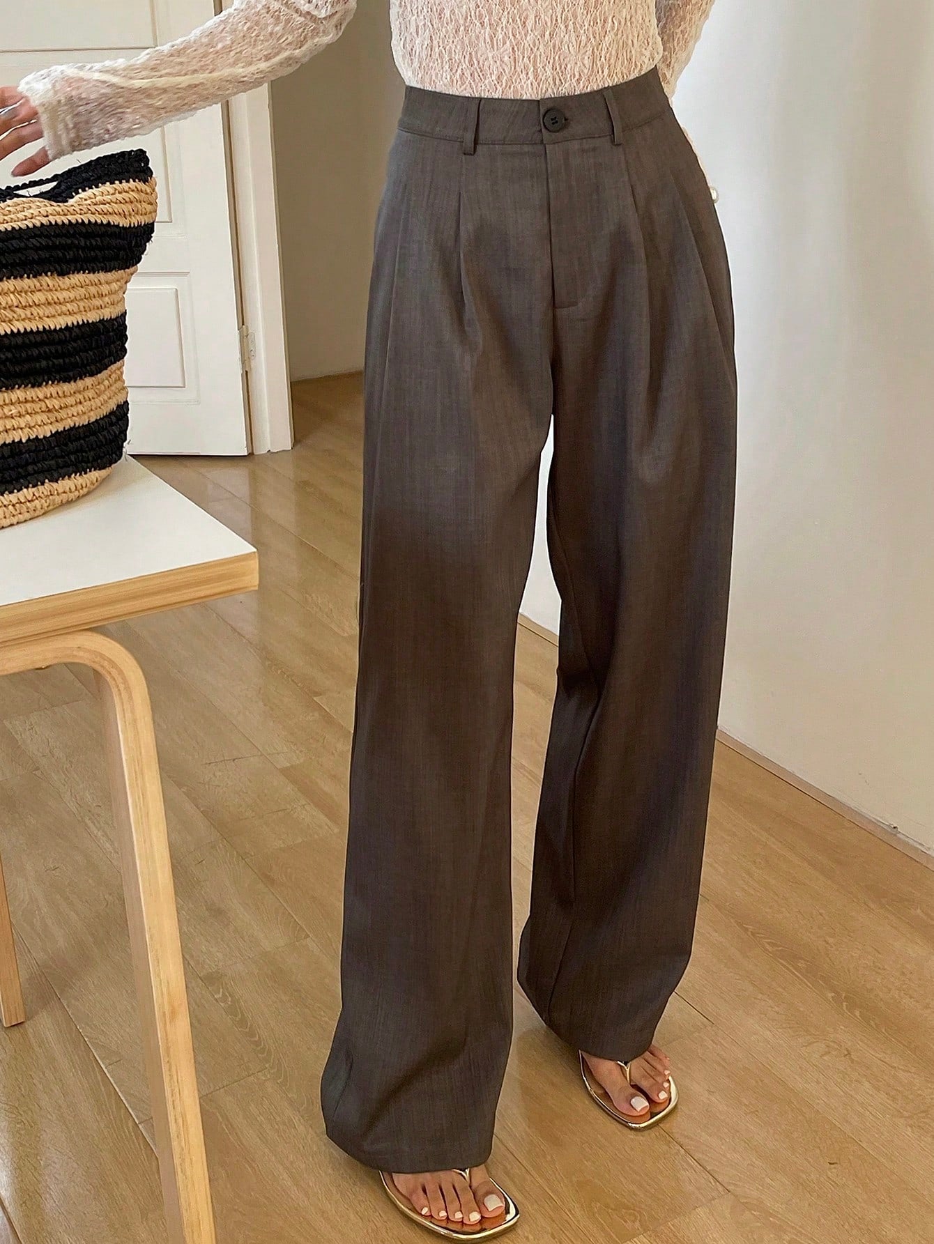 Rich Girl Energy Wide-Leg Trousers