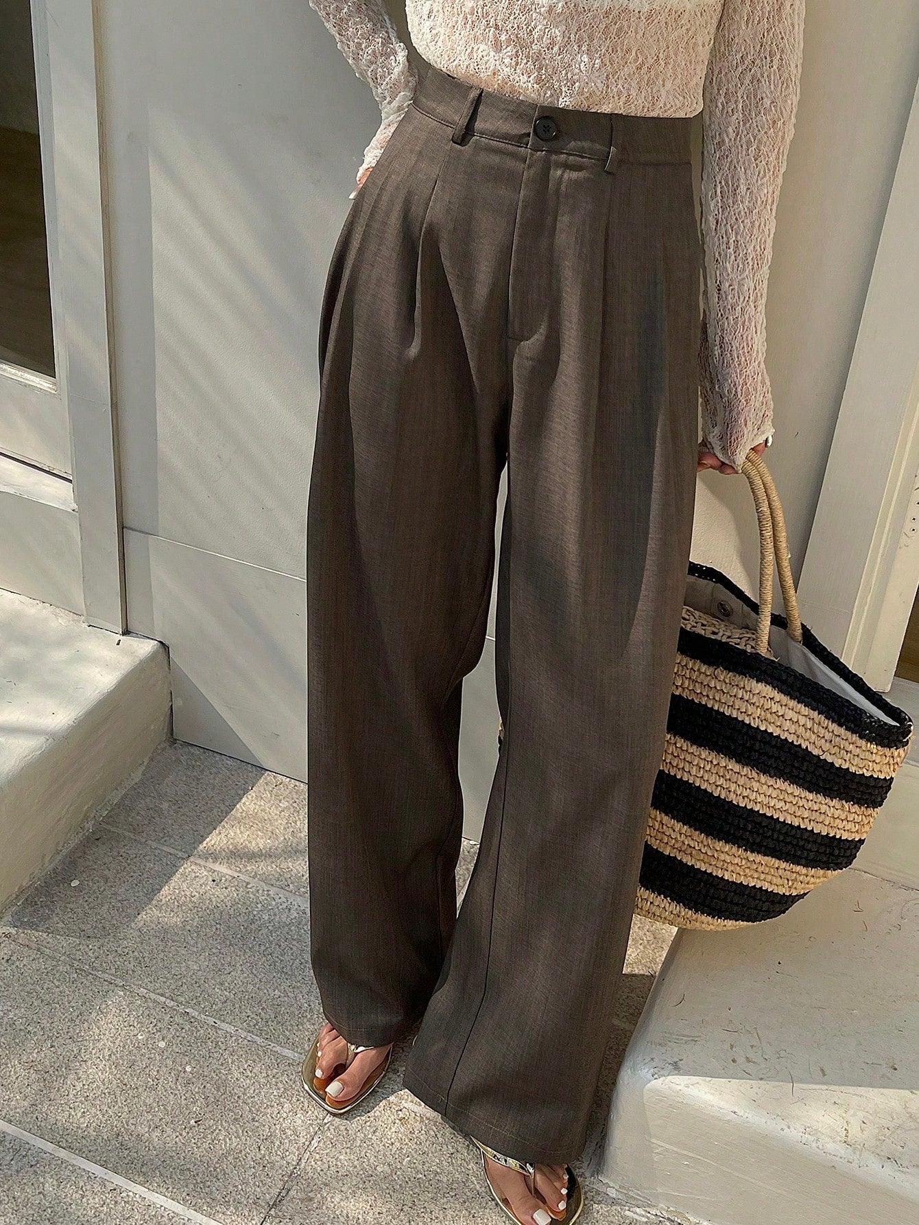 Rich Girl Energy Wide-Leg Trousers