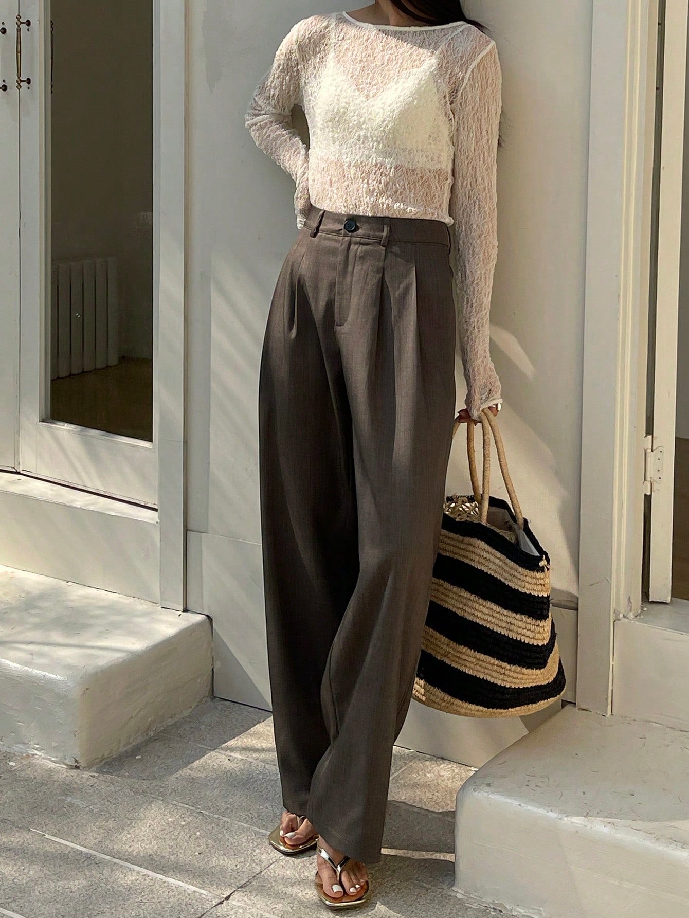 Rich Girl Energy Wide-Leg Trousers