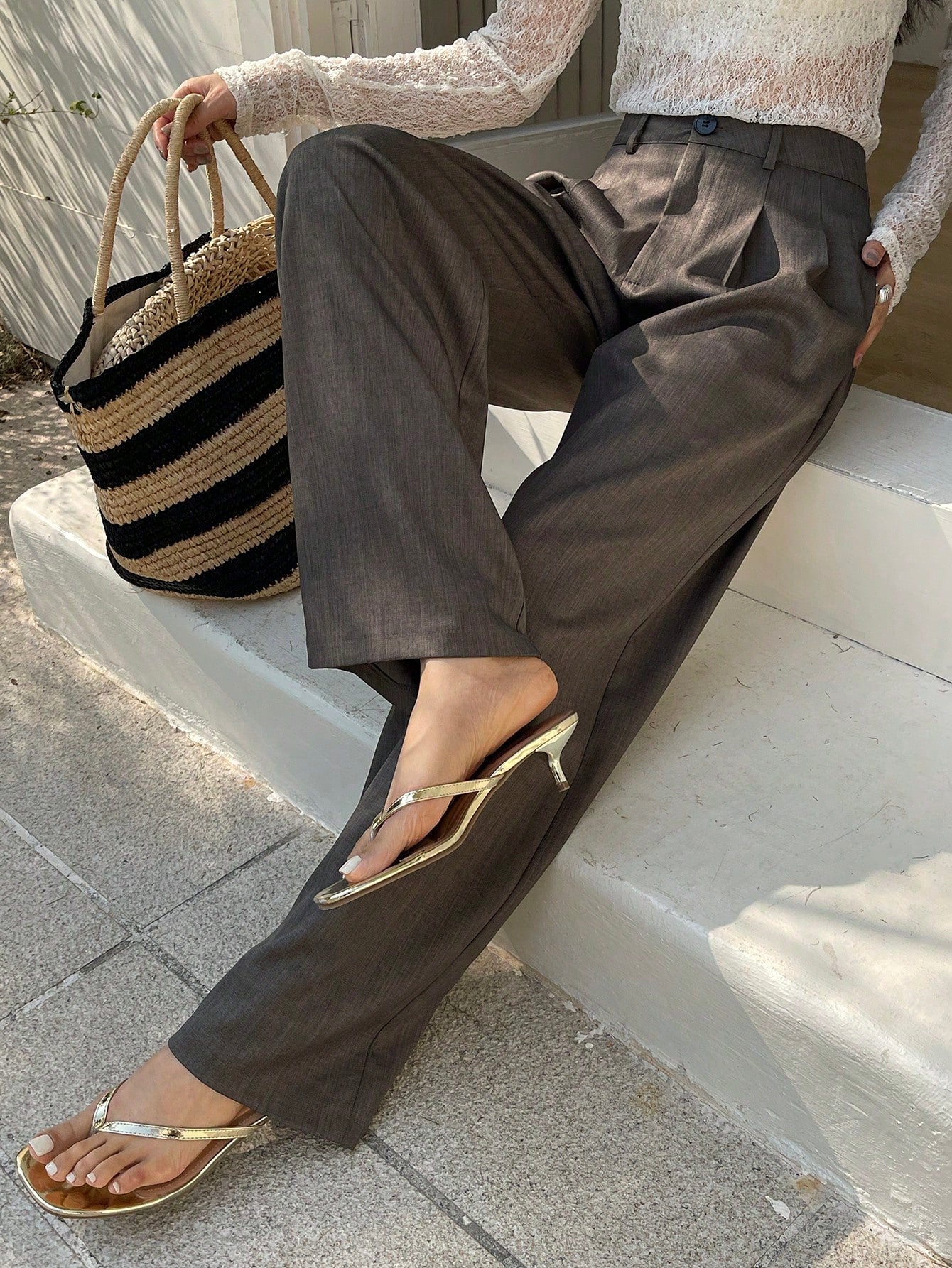 Rich Girl Energy Wide-Leg Trousers