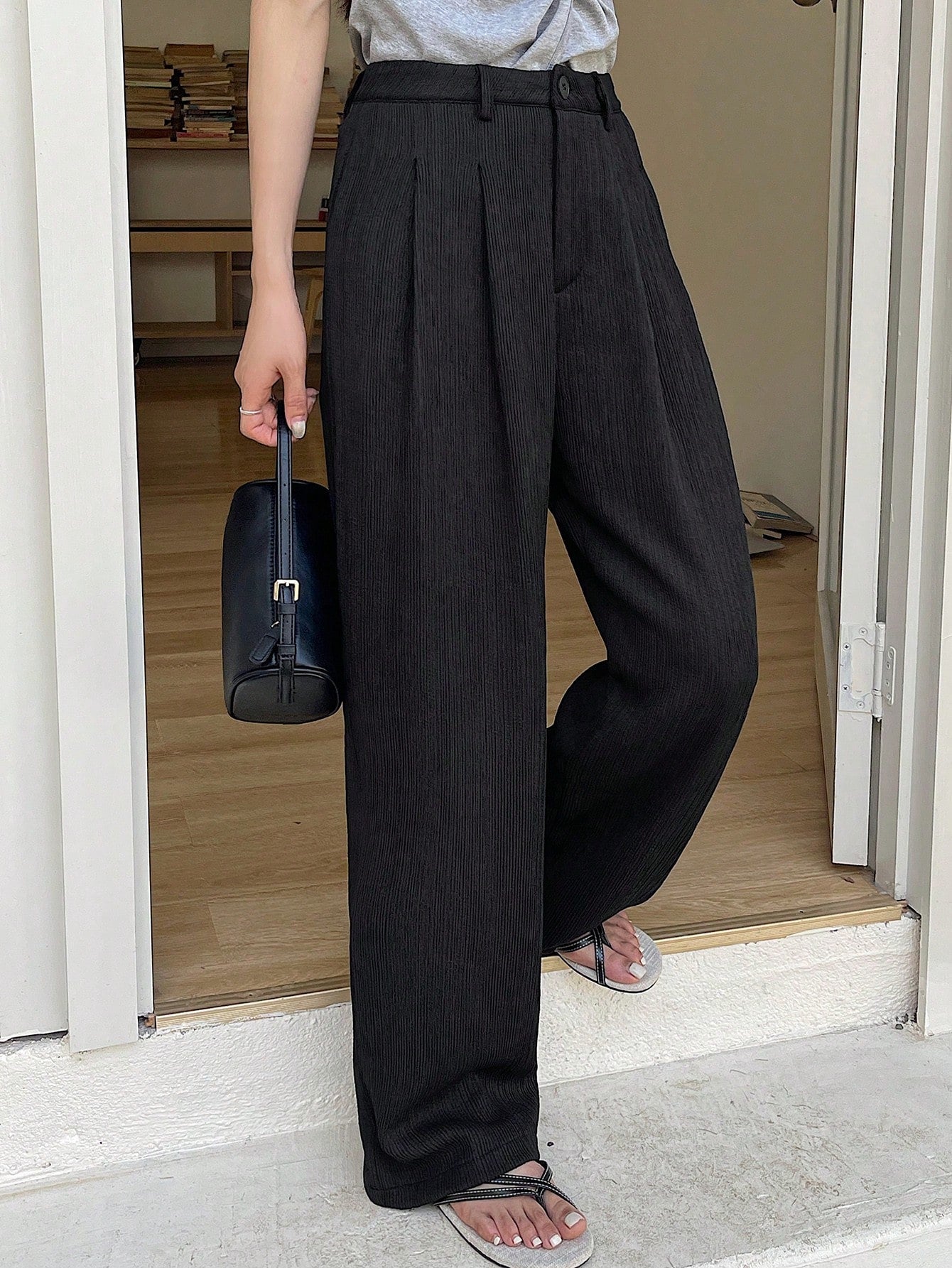 Effortless Flow Wide-Leg Trousers