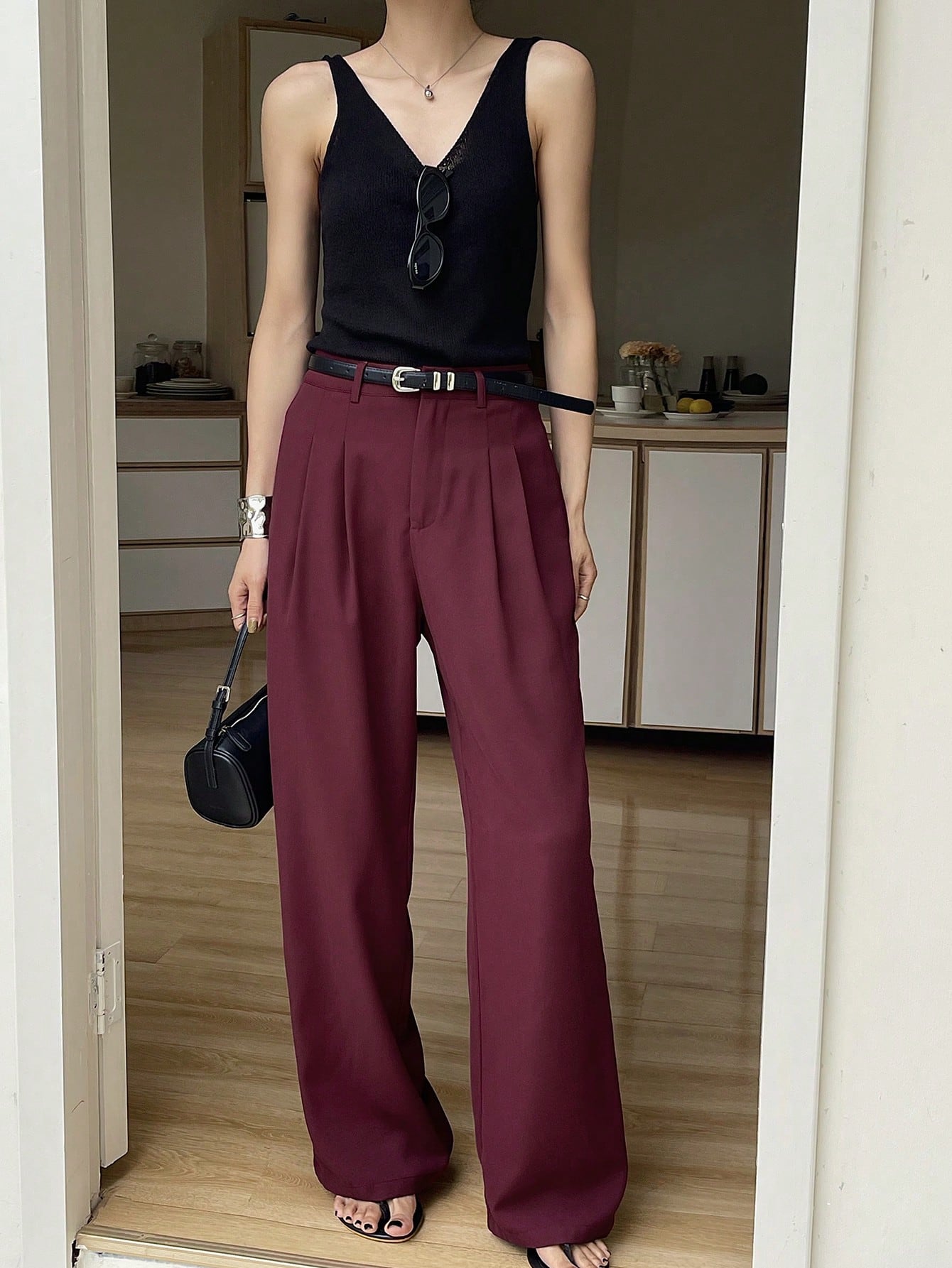 Rich Girl Energy Wide-Leg Trousers 💅