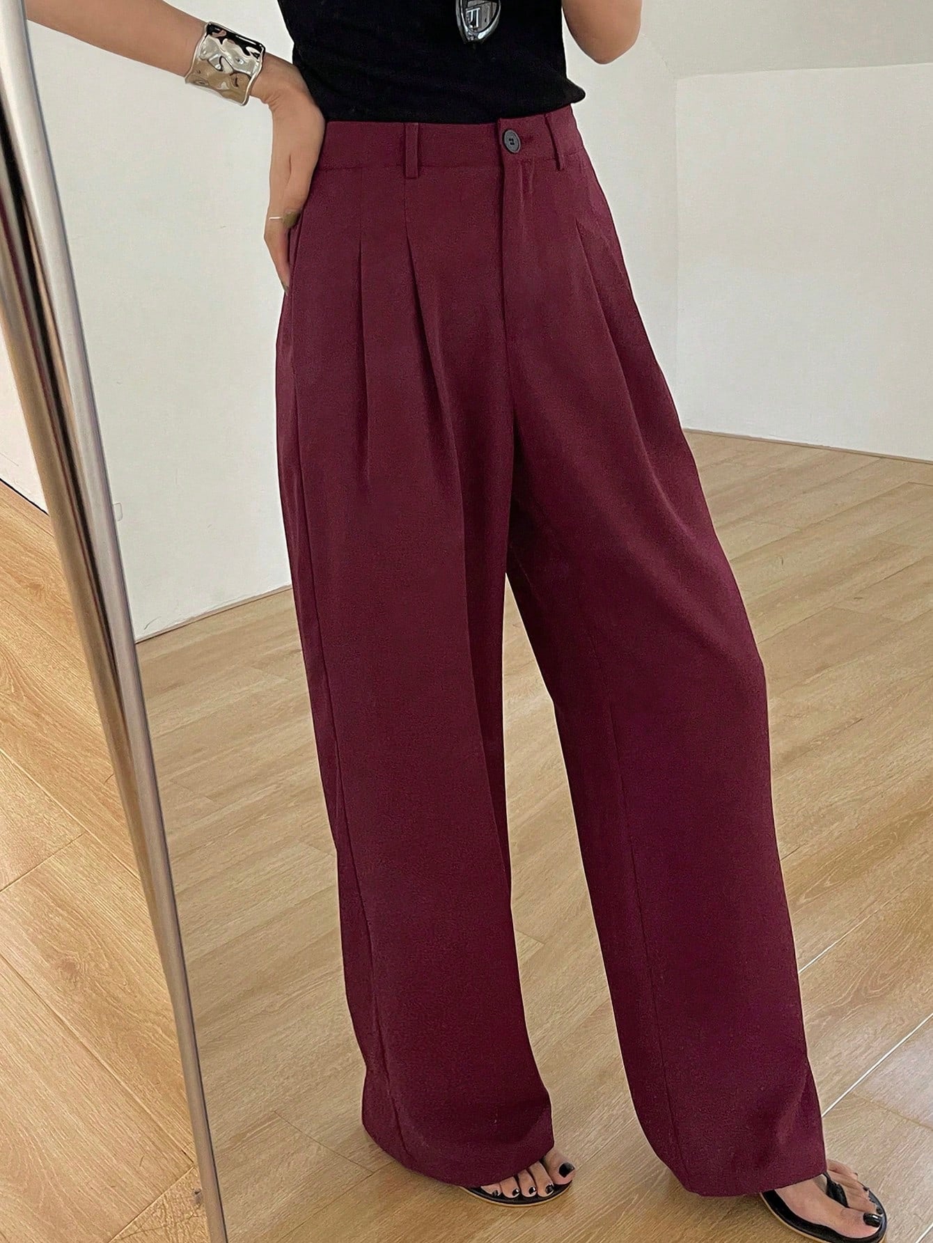 Rich Girl Energy Wide-Leg Trousers 💅
