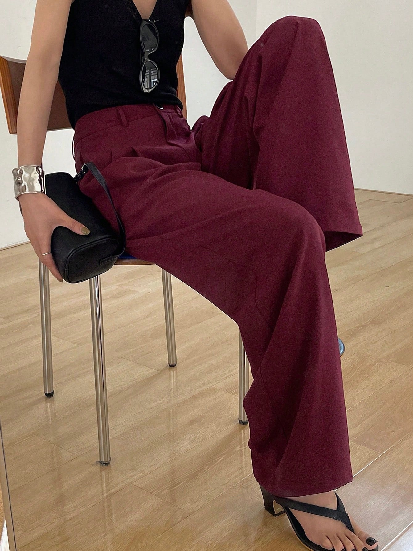 Rich Girl Energy Wide-Leg Trousers 💅