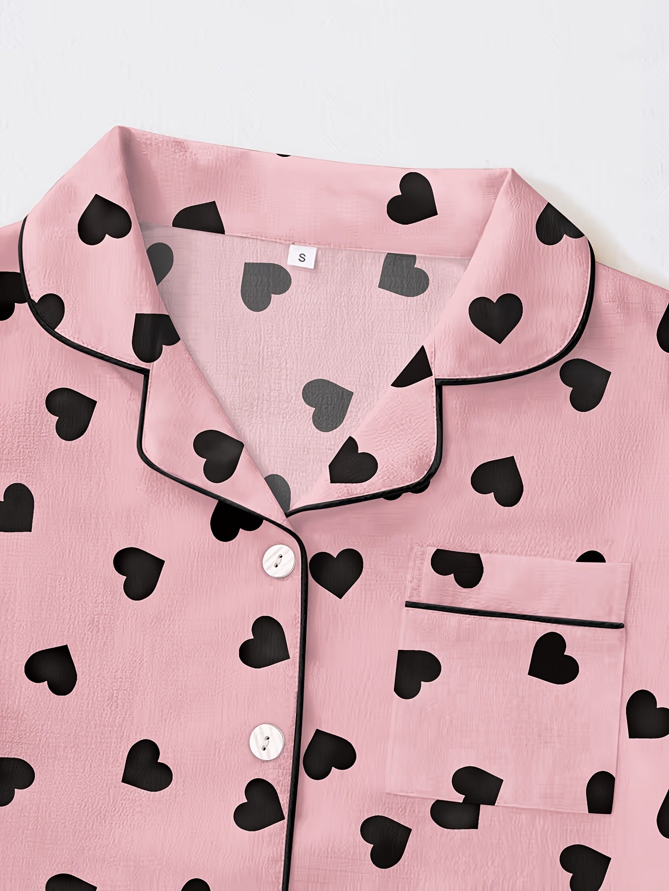 Blush Hearts 3-Piece Cotton Pajama Set 💕✨