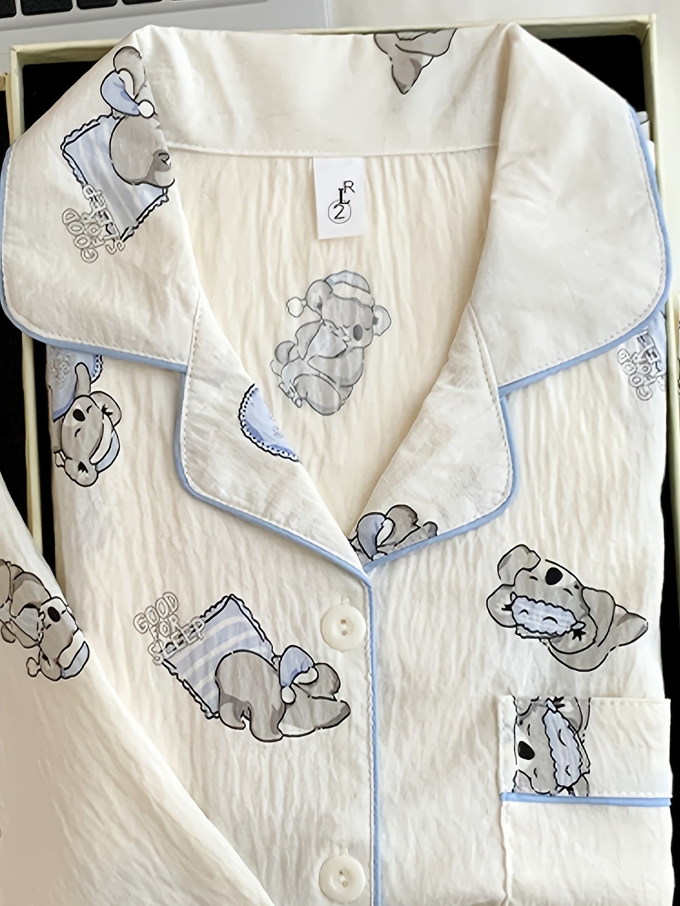 Sleepy Bear 3-Piece Cotton Pajama Set 🐻💤